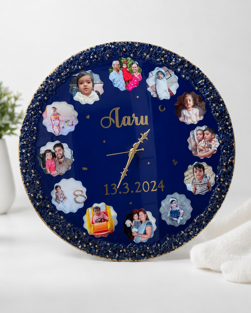 Resin Wall Clock