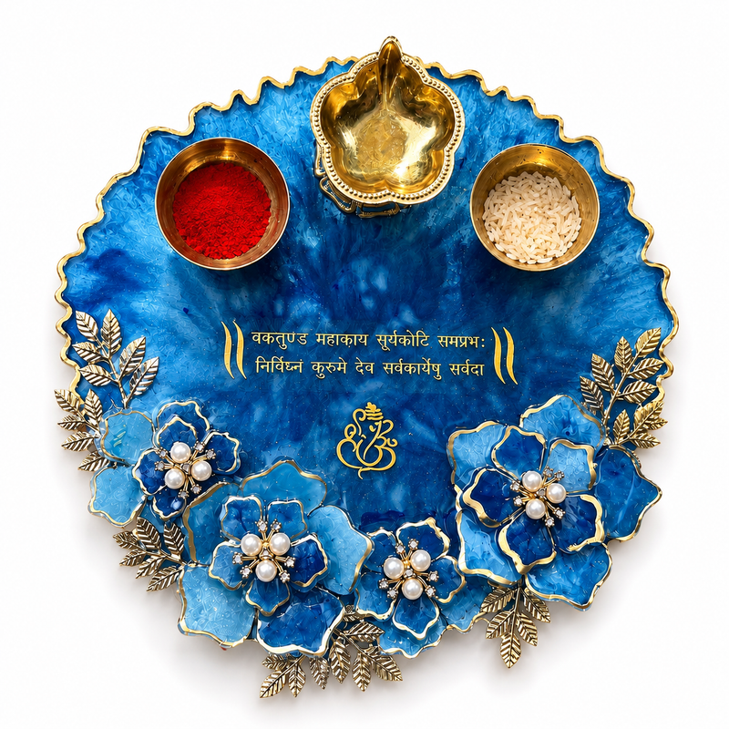 Resin Pooja Thalis