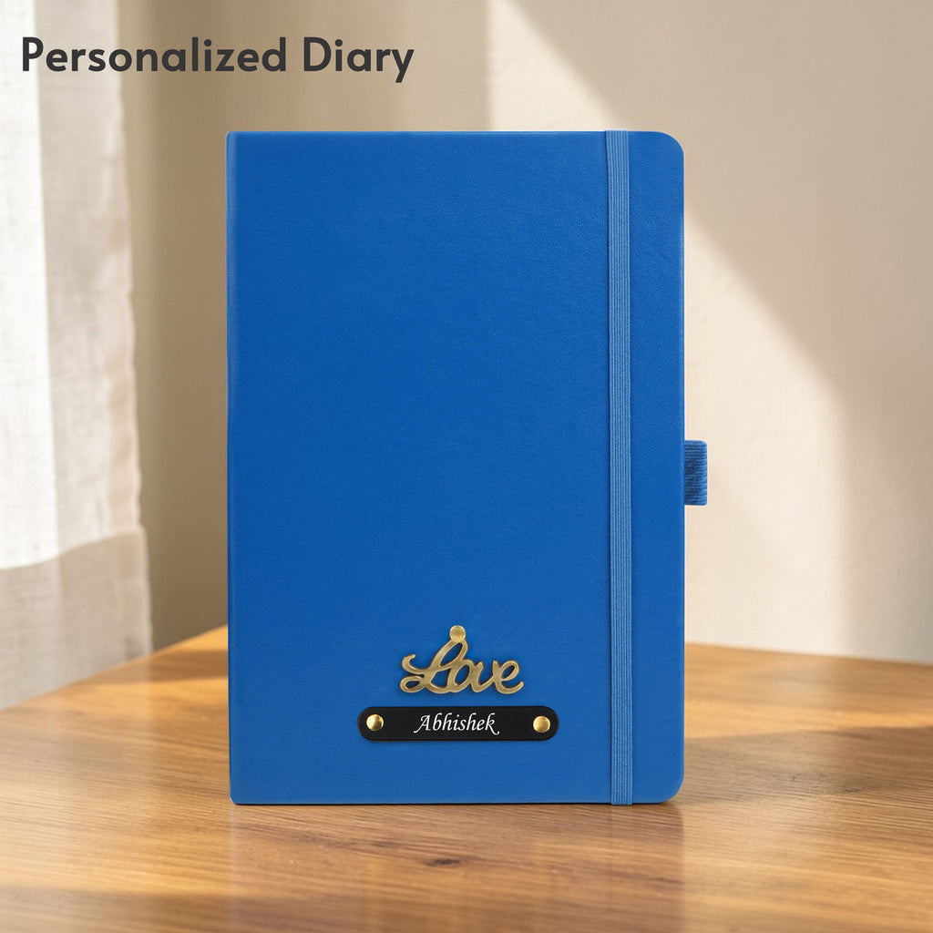 Personalized Diary with Name & Charm