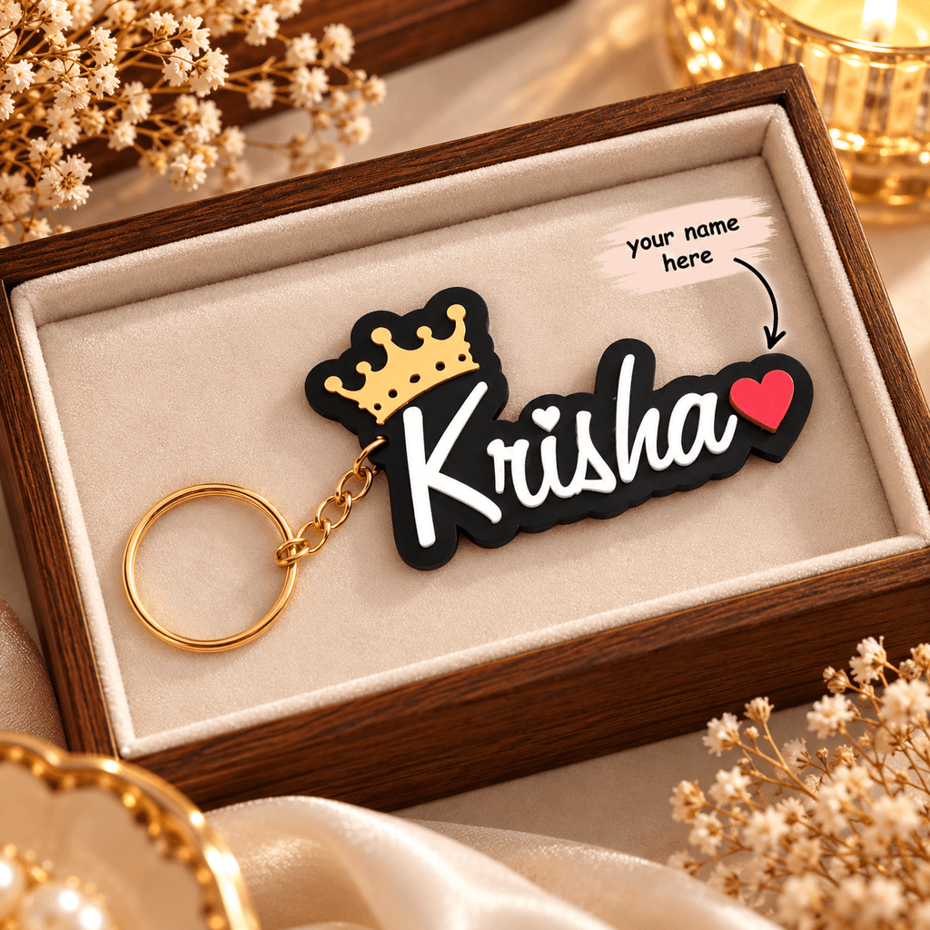 Personalized Name Keychain | Custom Acrylic Name Keyring