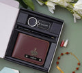 Customized Men’s Wallet Combo Gift Box with Name Engraving