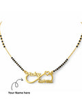 Customized Couple Name Mangalsutra Necklace