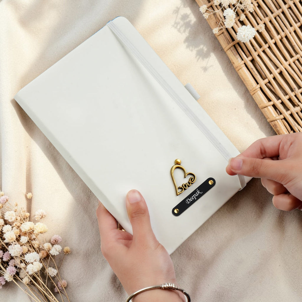 Personalized Diary with Name & Charm
