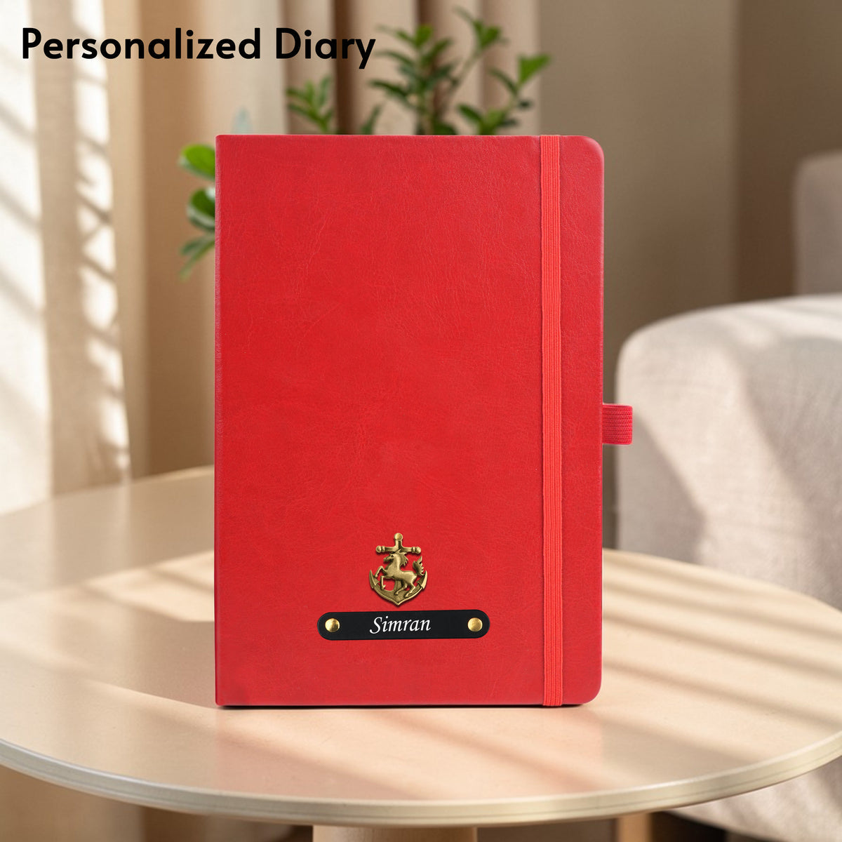 Personalized Diary with Name & Charm