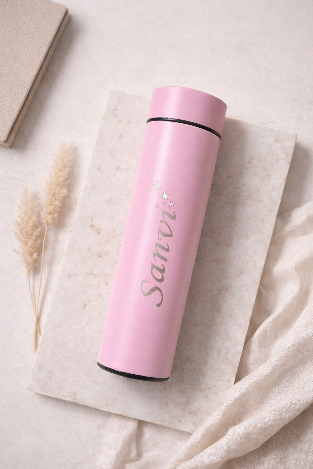 Personalized Name Temperature Bottle – Matte Stainless Steel | Custom Gift