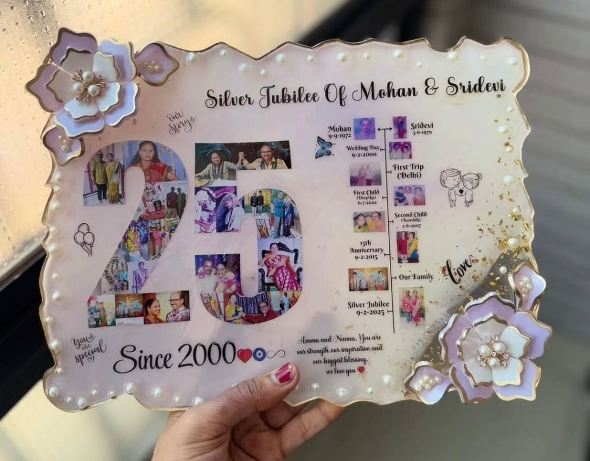 Personalized Resin Memory Frame