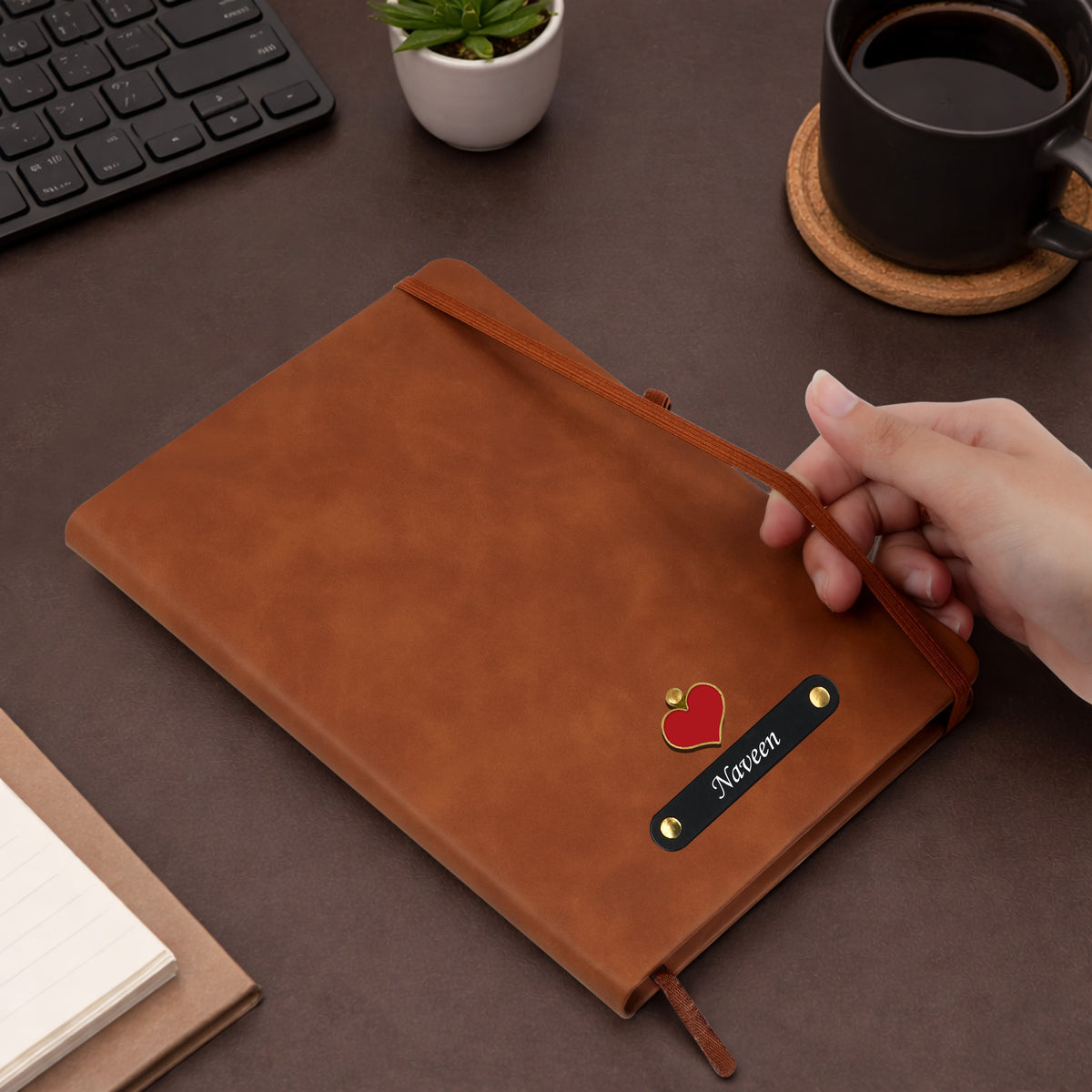 Personalized Diary with Name & Charm