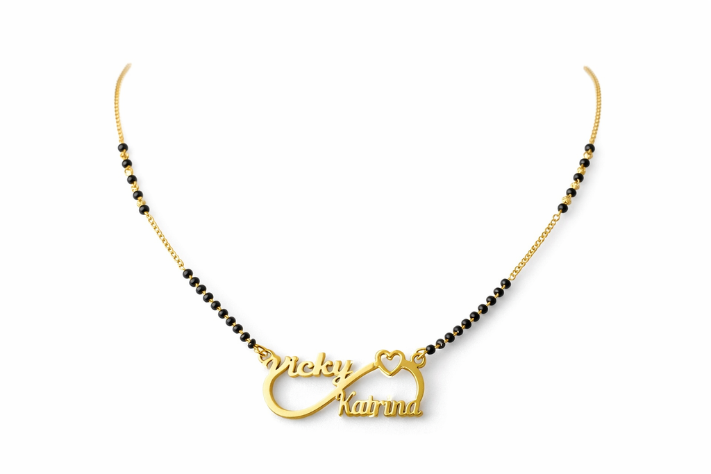 Customized Couple Name Mangalsutra Necklace