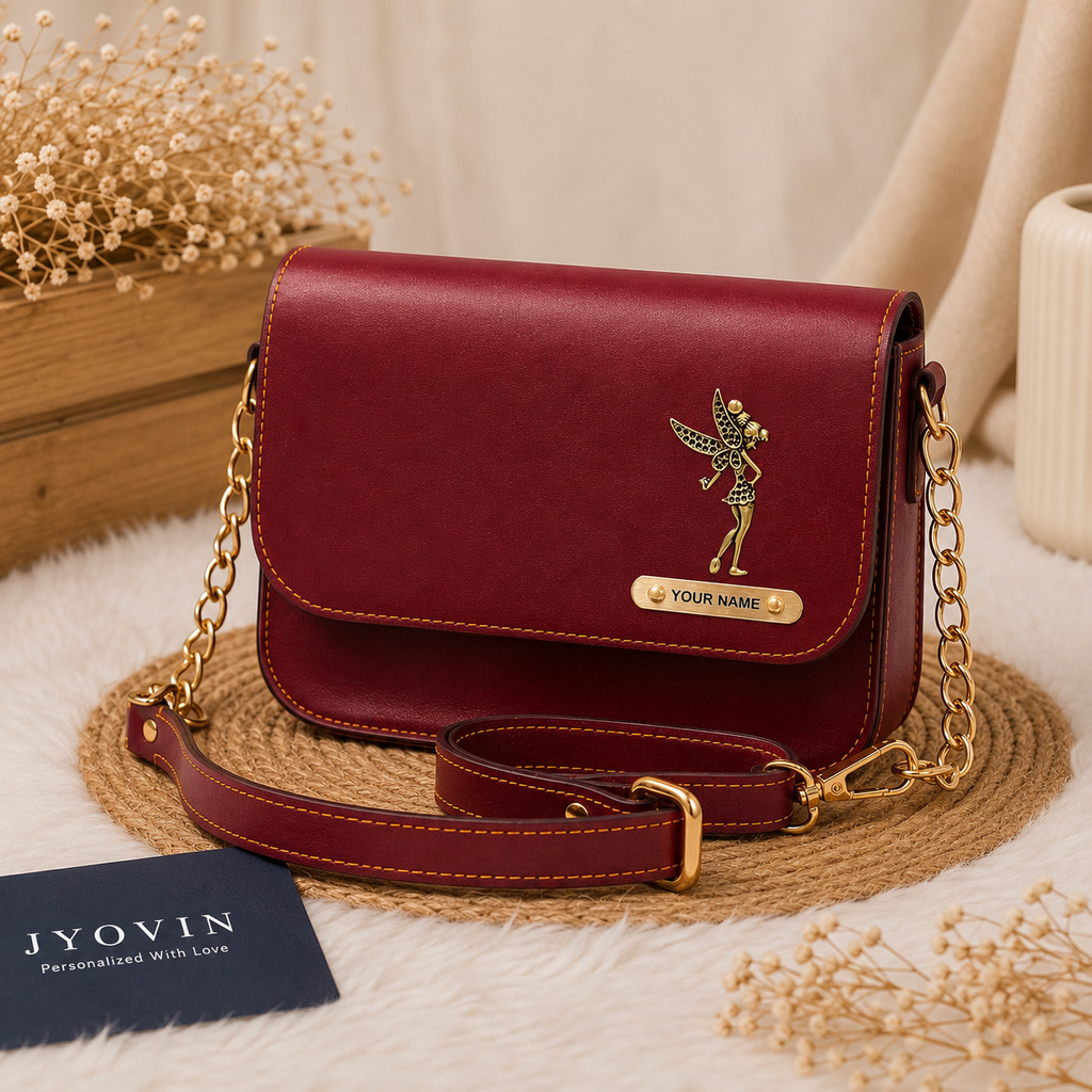 Personalized Sling Bag – Custom Name & Charm