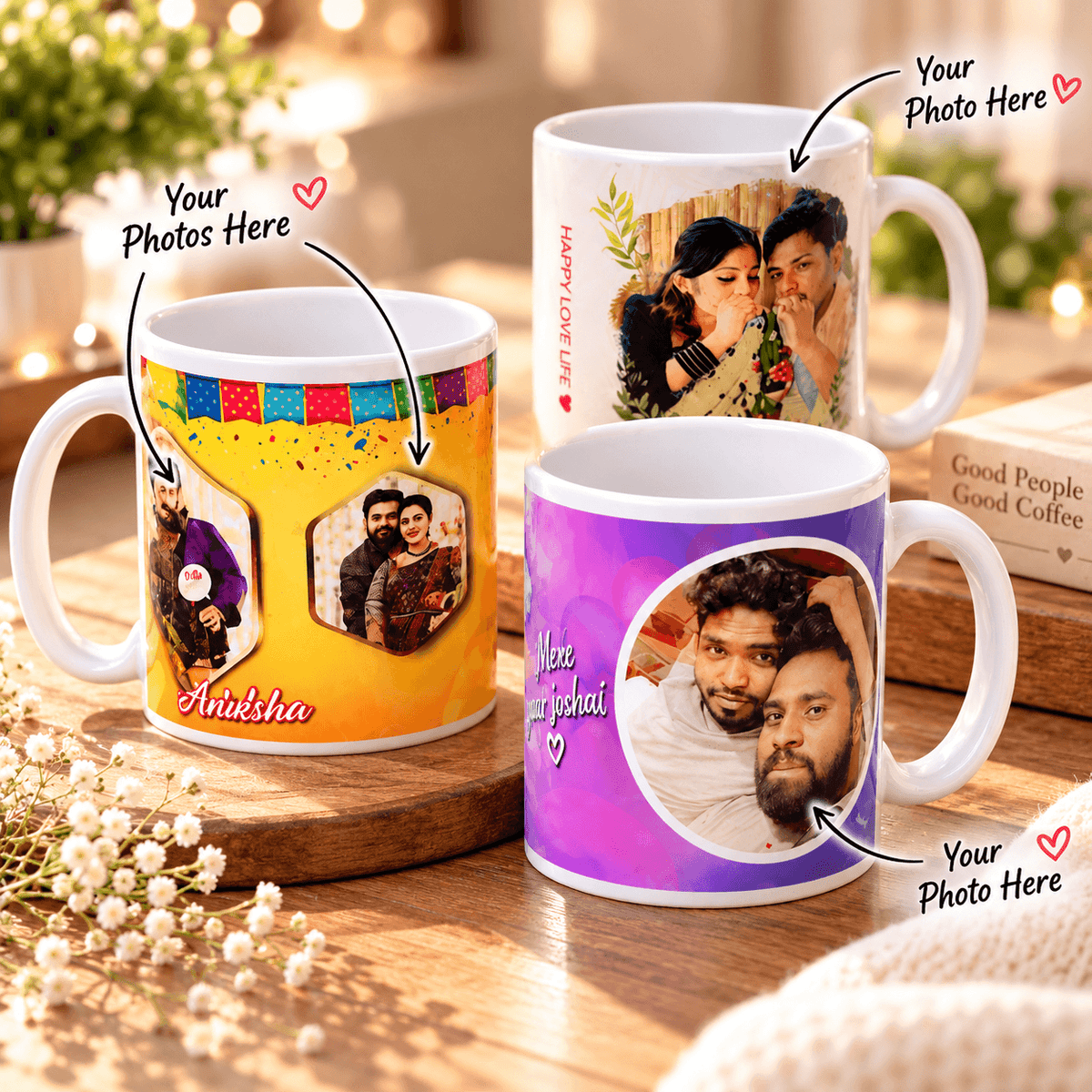 Personalized Photo Collage Mug | Custom Memory Mug