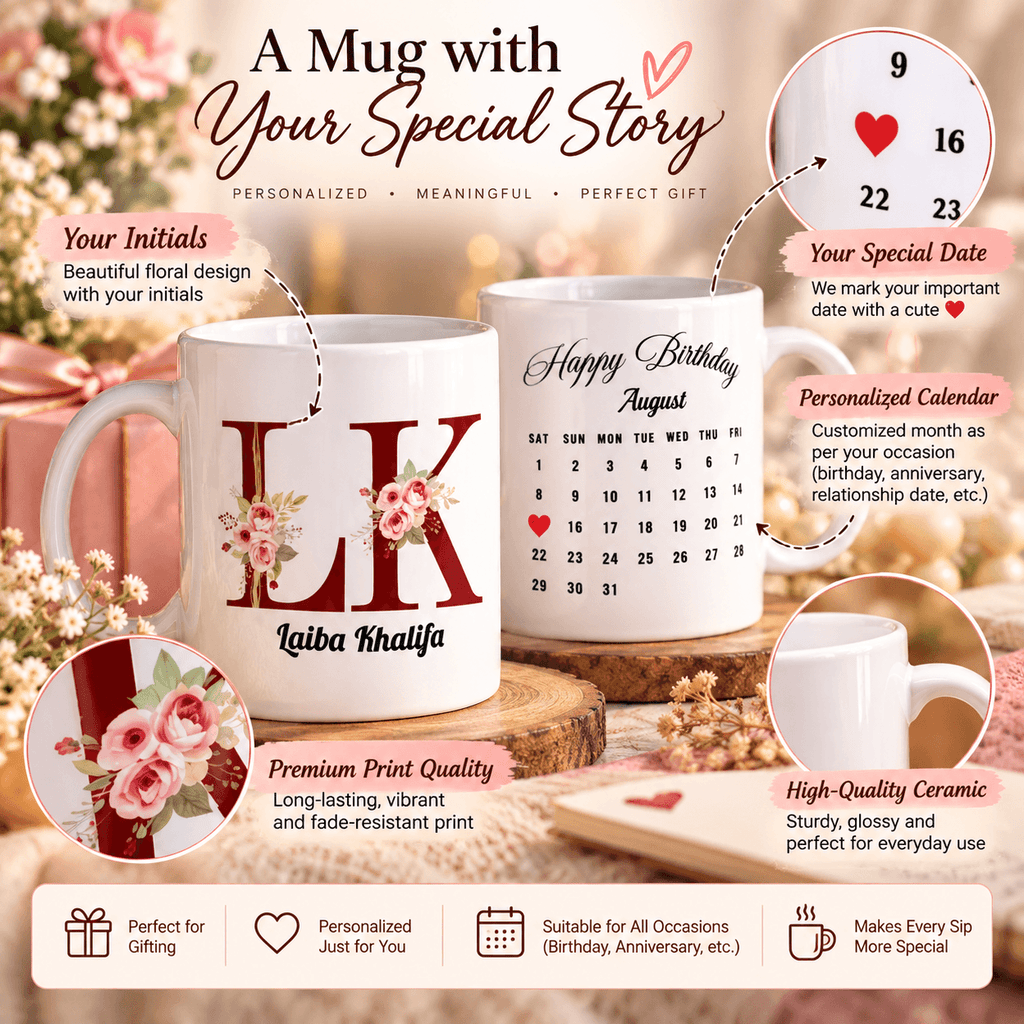 Personalized Name & Special Date Mug