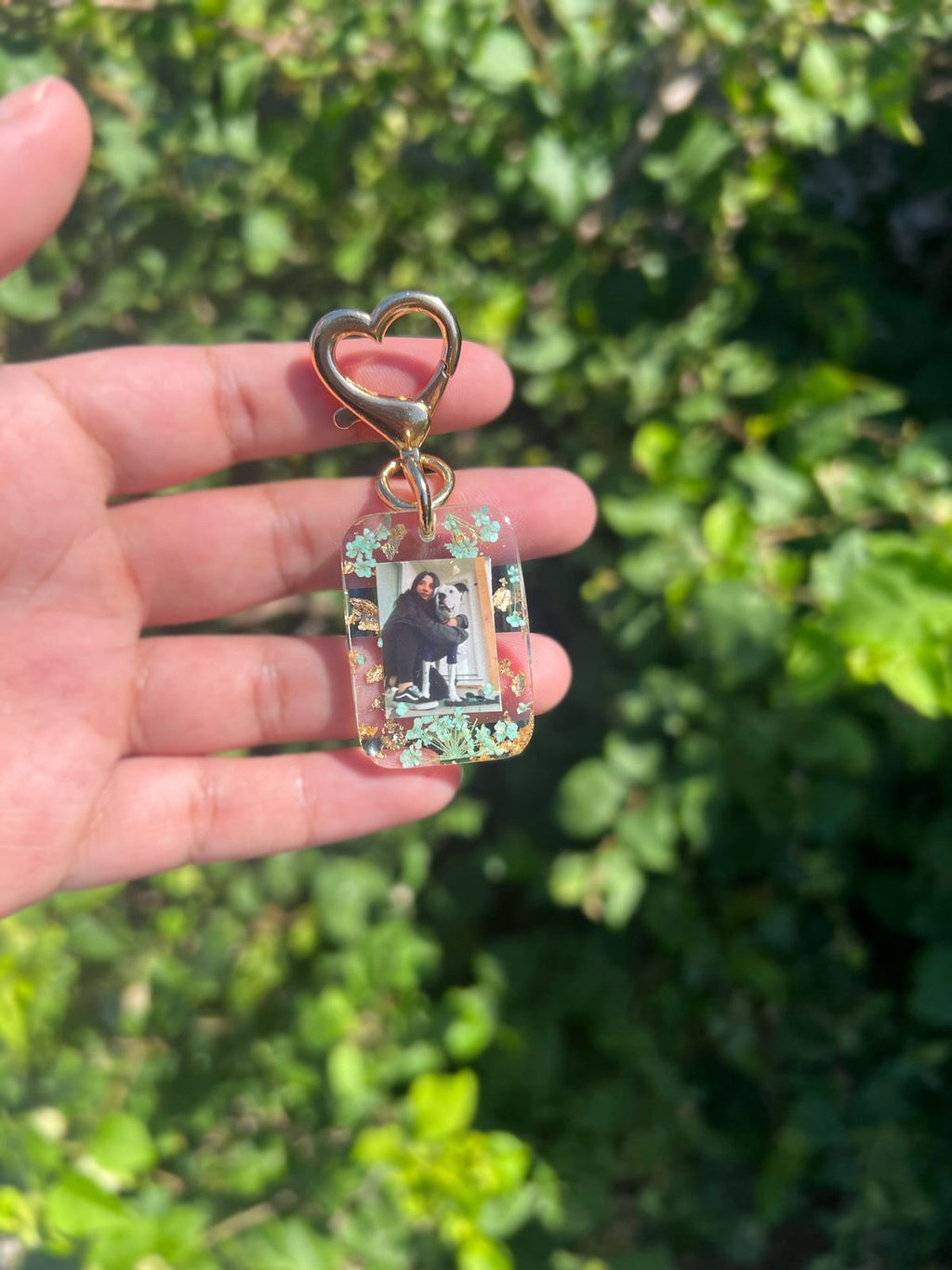 Resin Photo Keychain – Custom Photo Keyring Gift