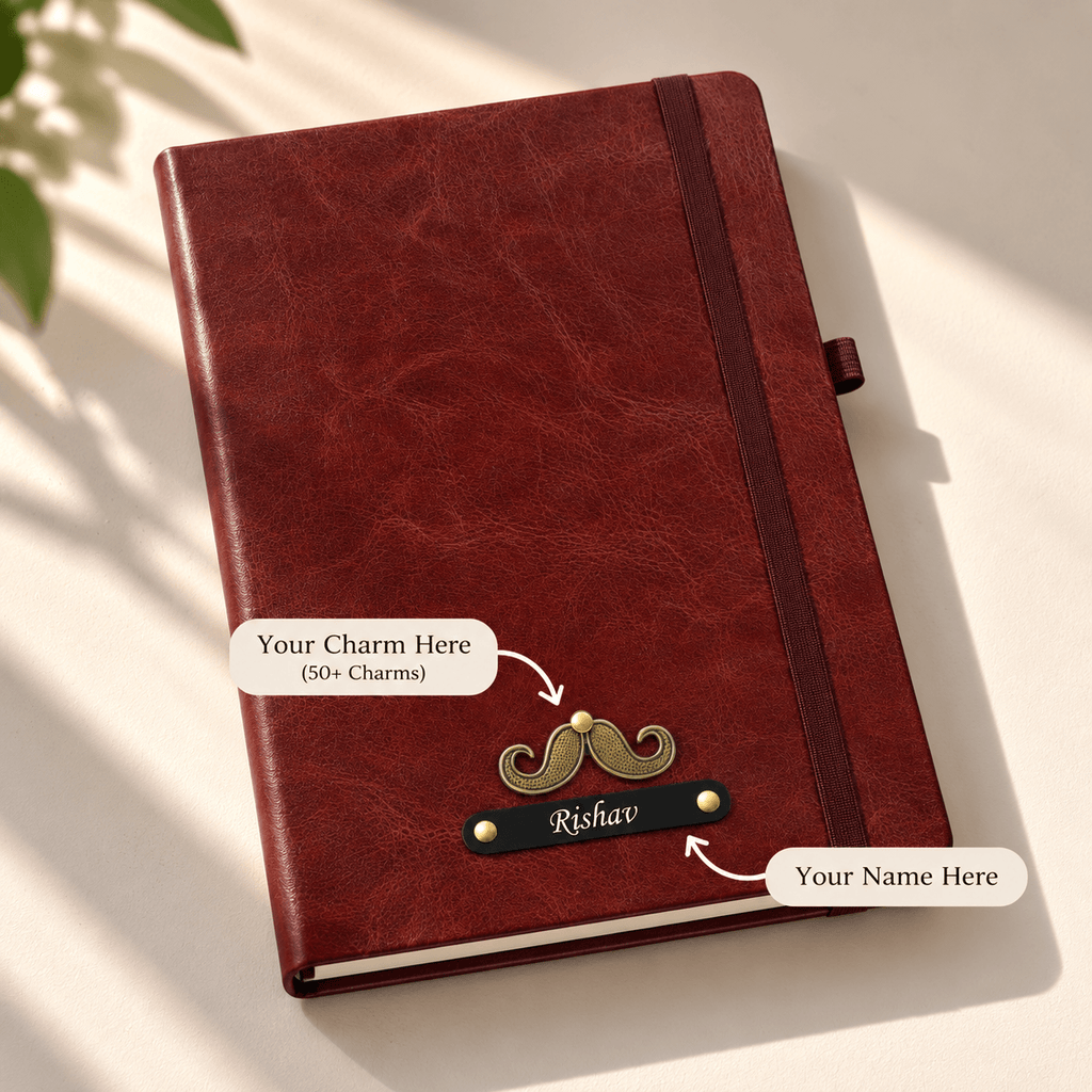 Personalized Diary with Name & Charm