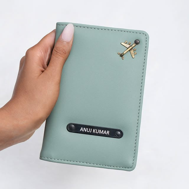 Personalized Passport Holder with Name | Custom Travel Wallet Gift