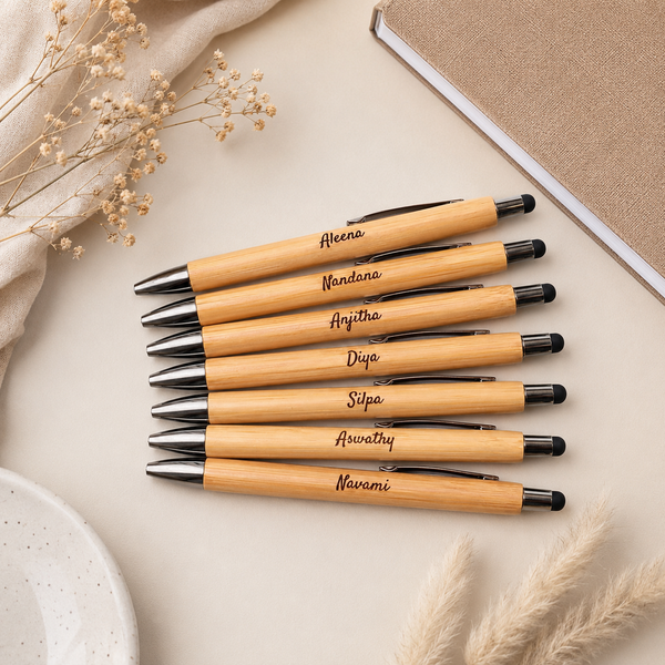 Personalised Bamboo Wooden Pen