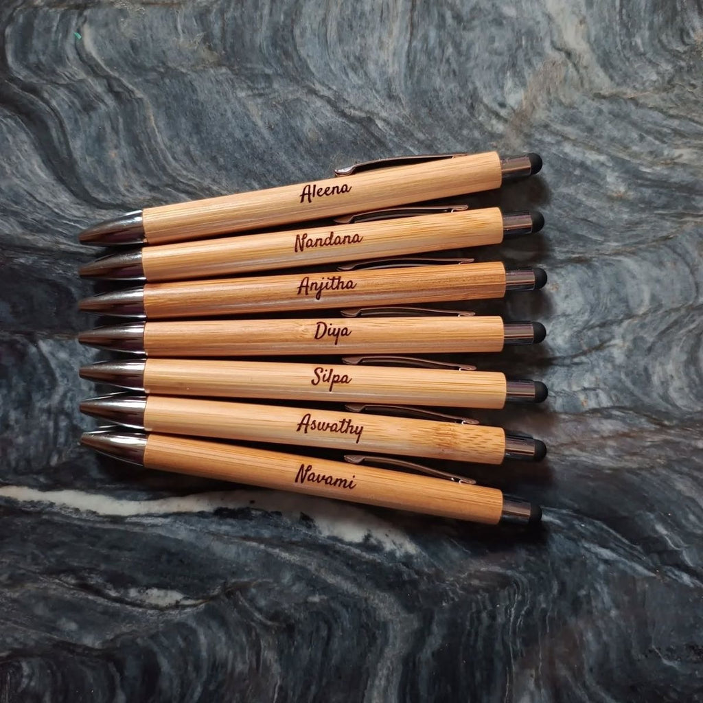 Personalised Bamboo Wooden Pen