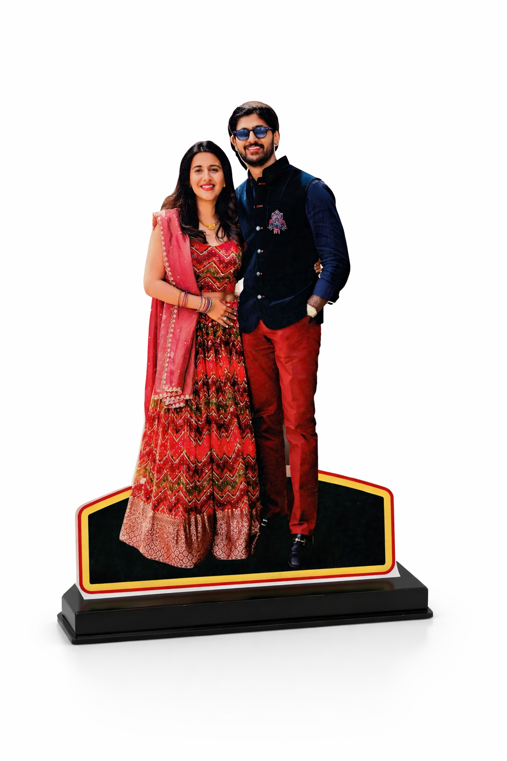 Personalized Couple Photo Stand – Premium Cutout Keepsake