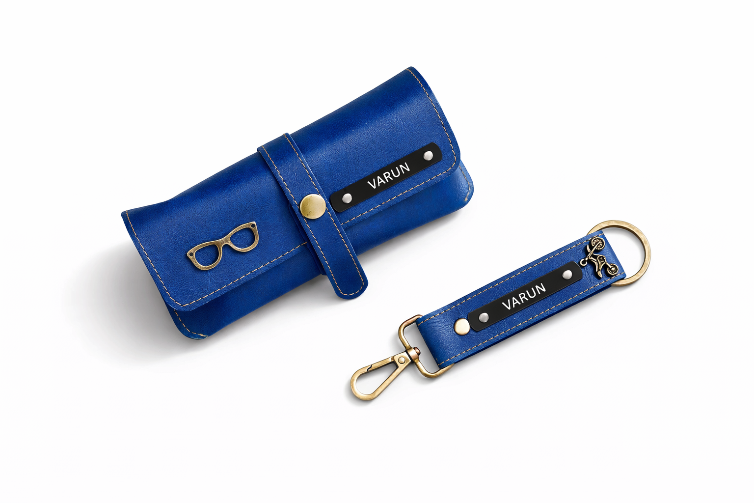 Personalized Leather Sunglass & Spectacle Case – Name Engraved