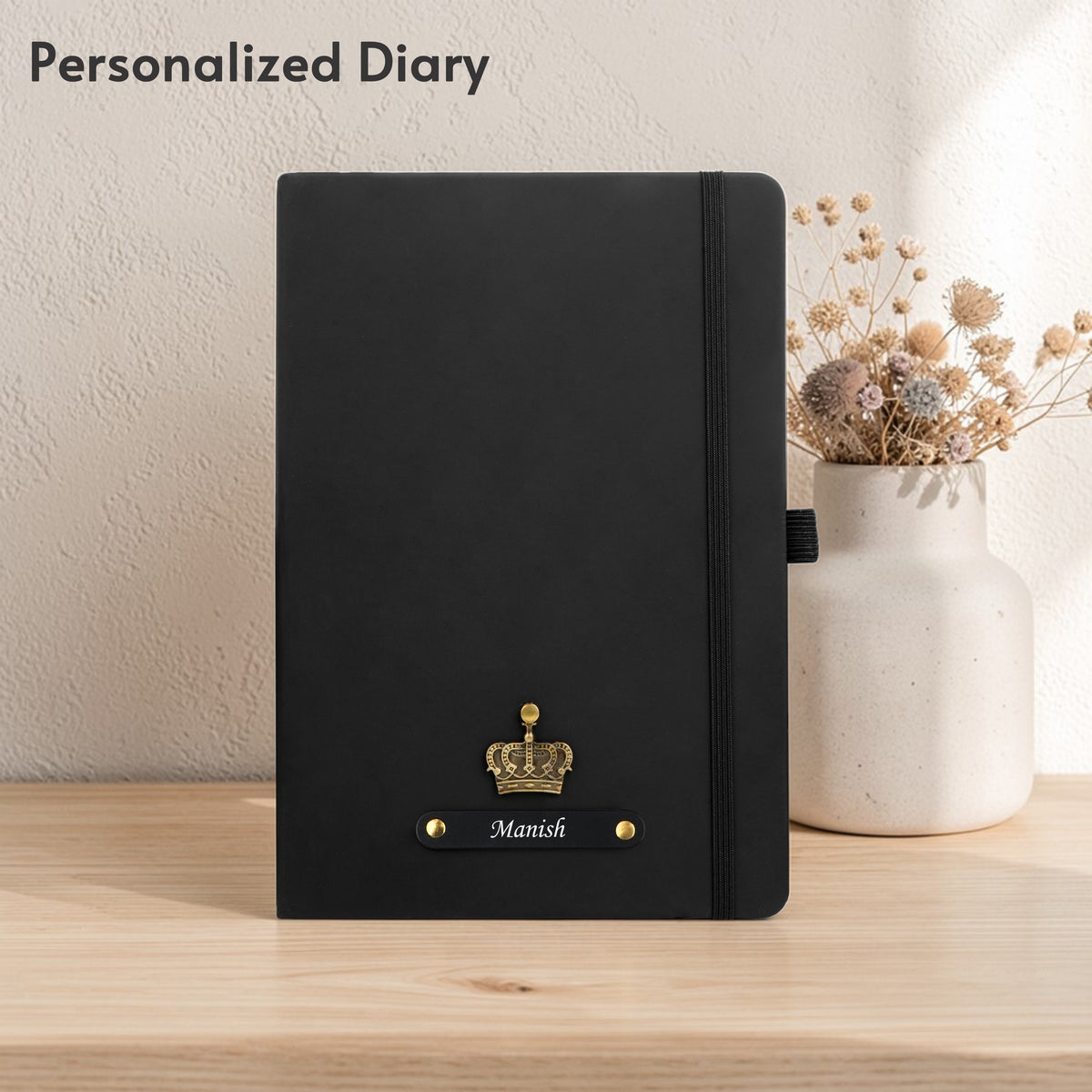 Personalized Diary with Name & Charm