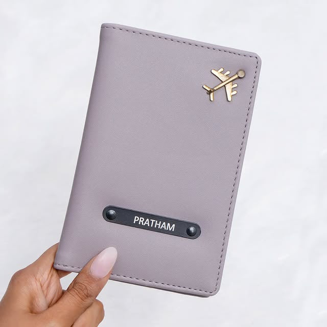 Personalized Passport Holder with Name | Custom Travel Wallet Gift