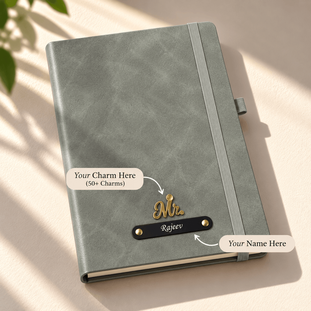 Personalized Diary with Name & Charm