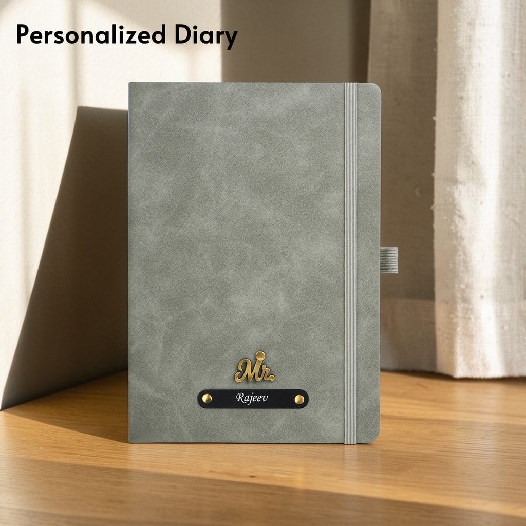 Personalized Diary with Name & Charm