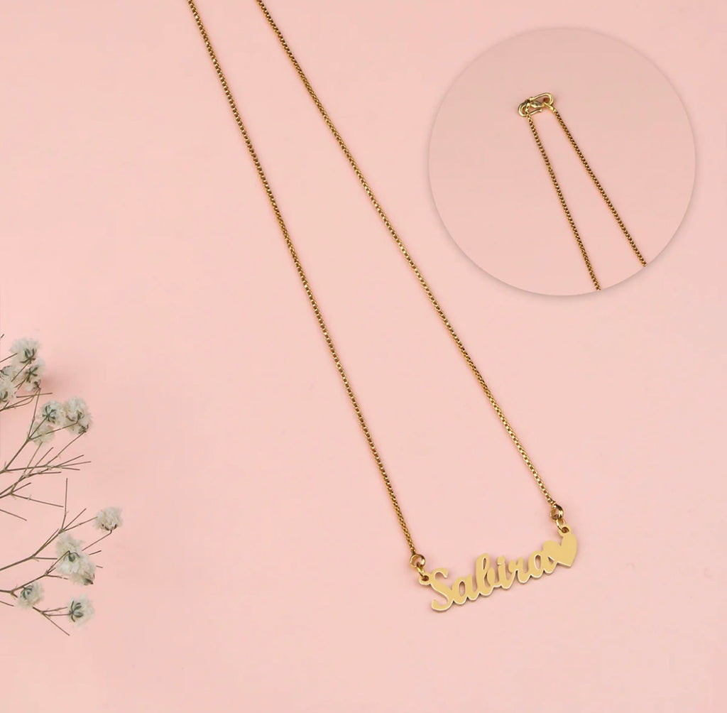 Personalized Name Necklace – Gold Finish