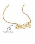 Personalized Name Necklace – Custom Gold Name Pendant for Women