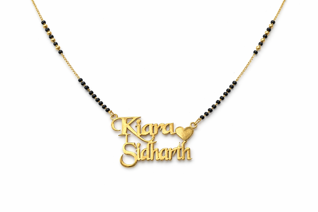 Customized Couple Name Mangalsutra Necklace