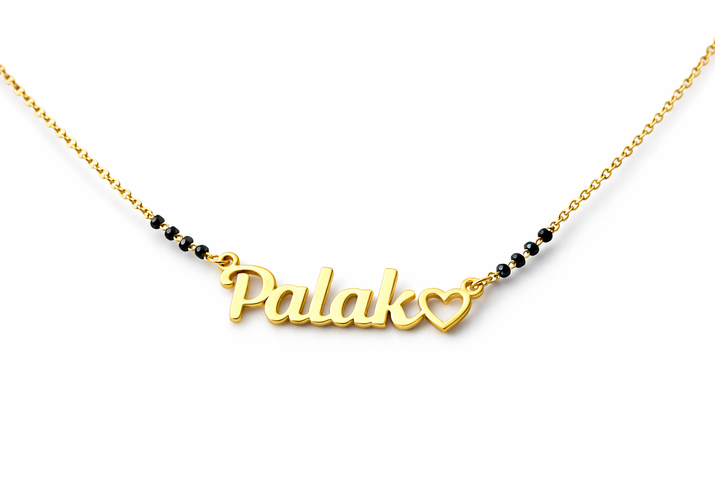 Customized Couple Name Mangalsutra Necklace