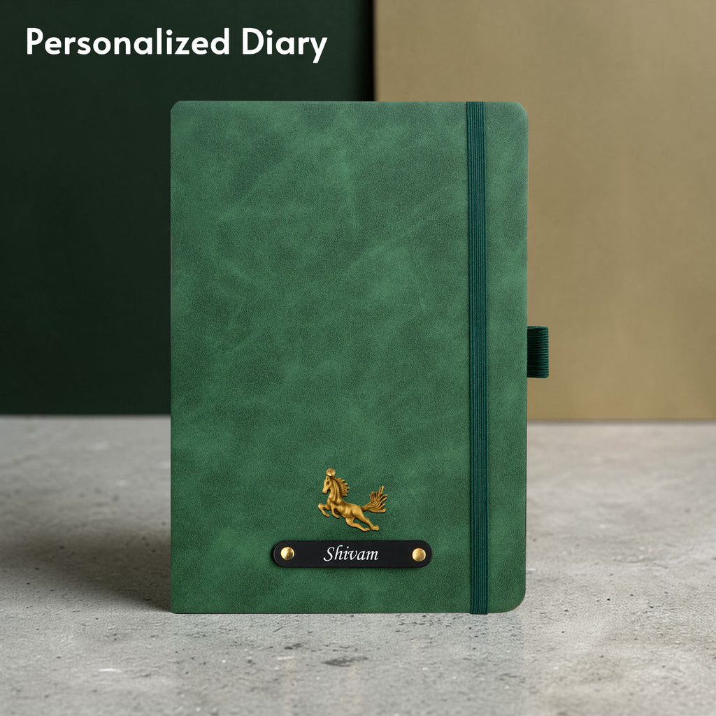 Personalized Diary with Name & Charm