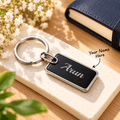 Customized Name Keychain | Personalized Metal Keyring Gift