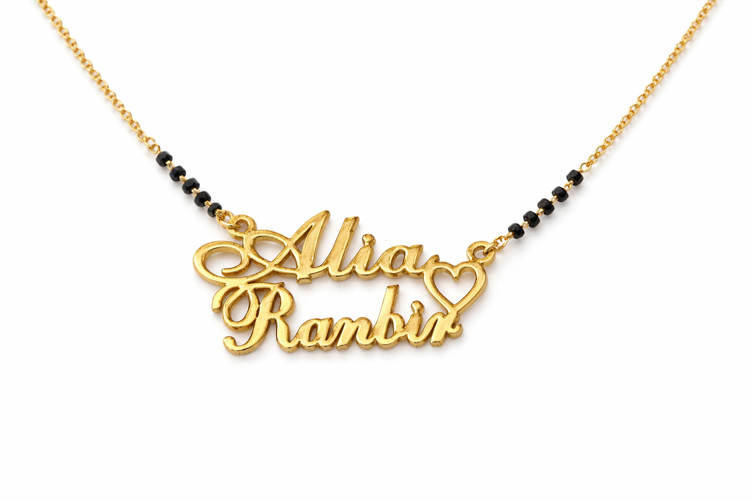 Customized Couple Name Mangalsutra Necklace