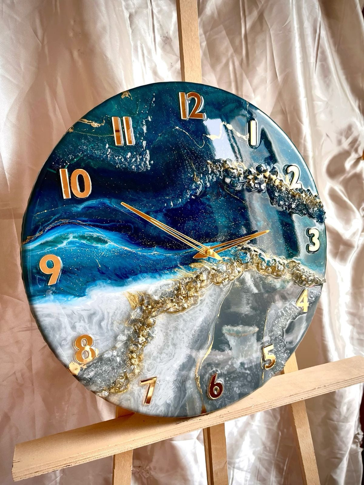 Handmade Resin Wall Clock 2