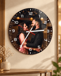 Personalized Photo Wall Clock – Custom Acrylic Clock | Jyovin