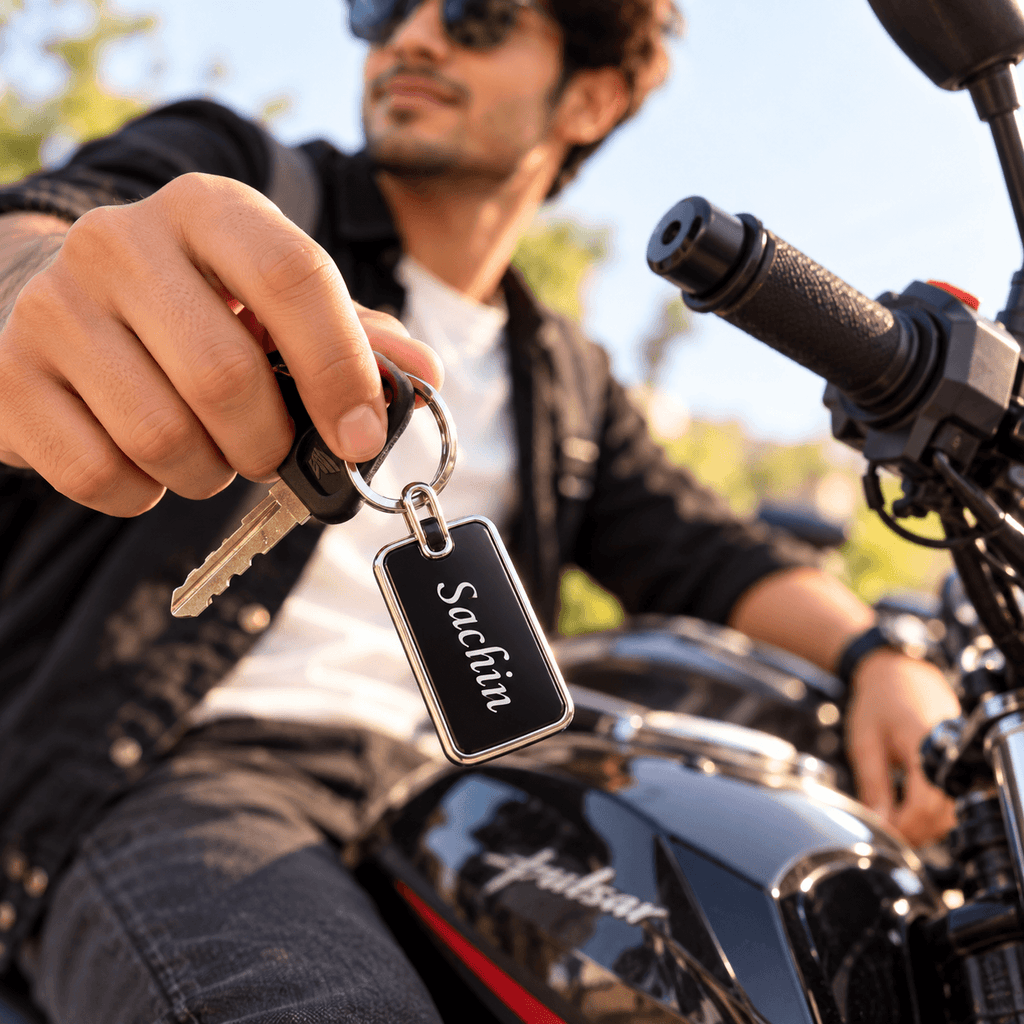 Customized Name Keychain | Personalized Metal Keyring Gift