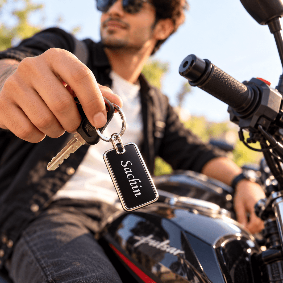 Customized Name Keychain | Personalized Metal Keyring Gift