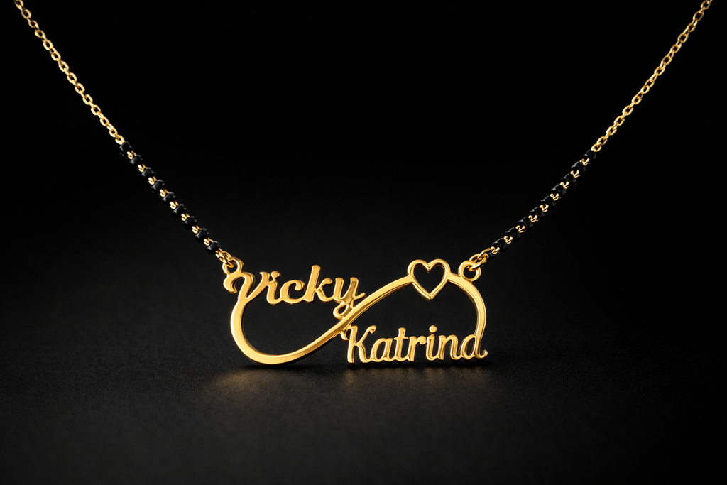 Customized Couple Name Mangalsutra Necklace