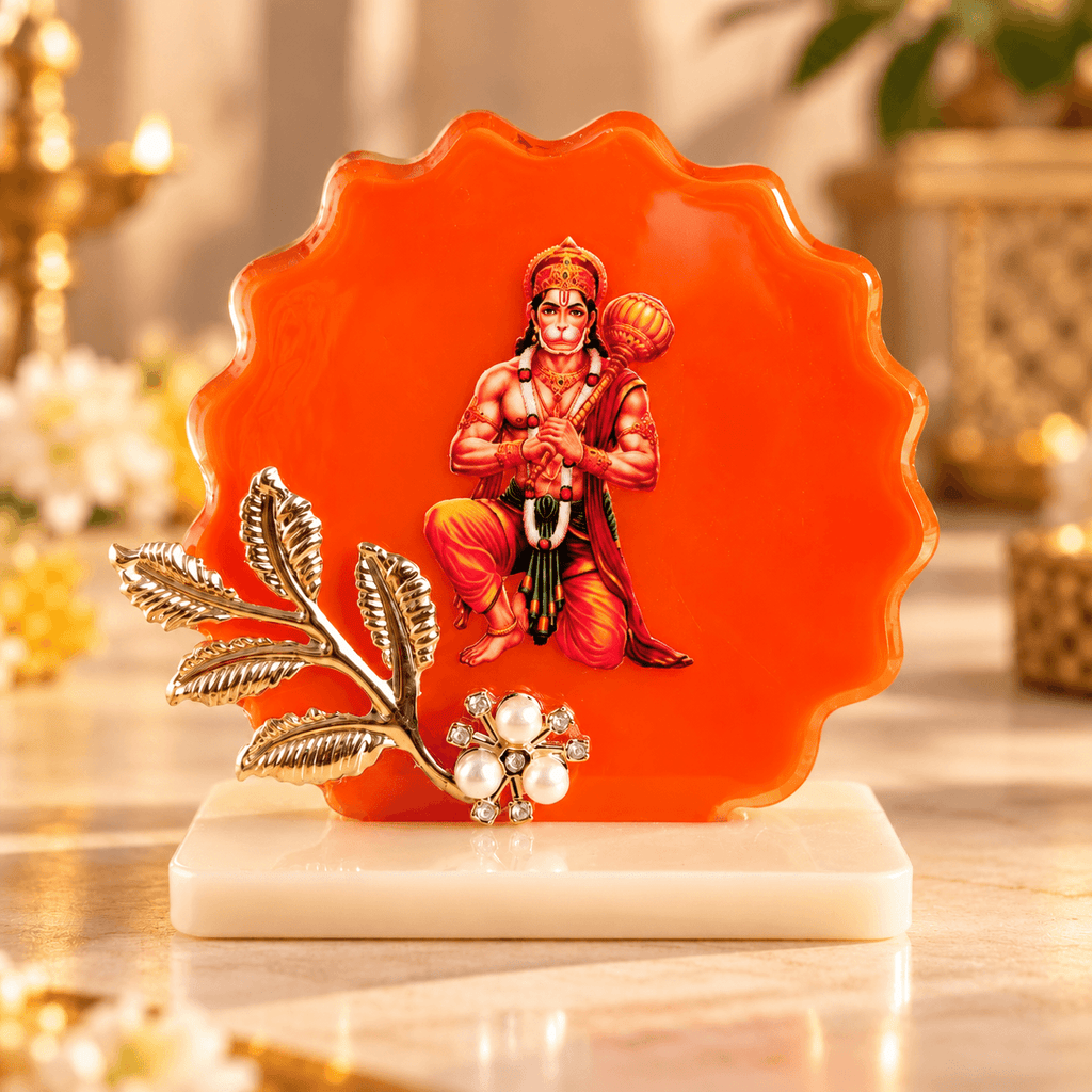 Mini Resin God Idol for Tabletop & Car Dashboard Décor