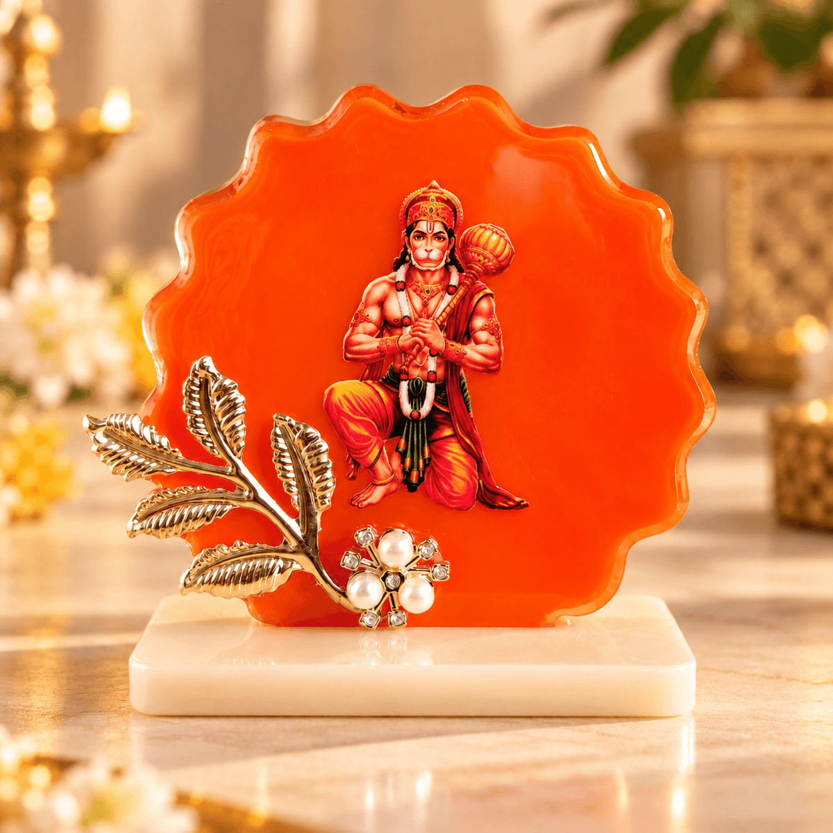 Mini Resin God Idol for Tabletop & Car Dashboard Décor