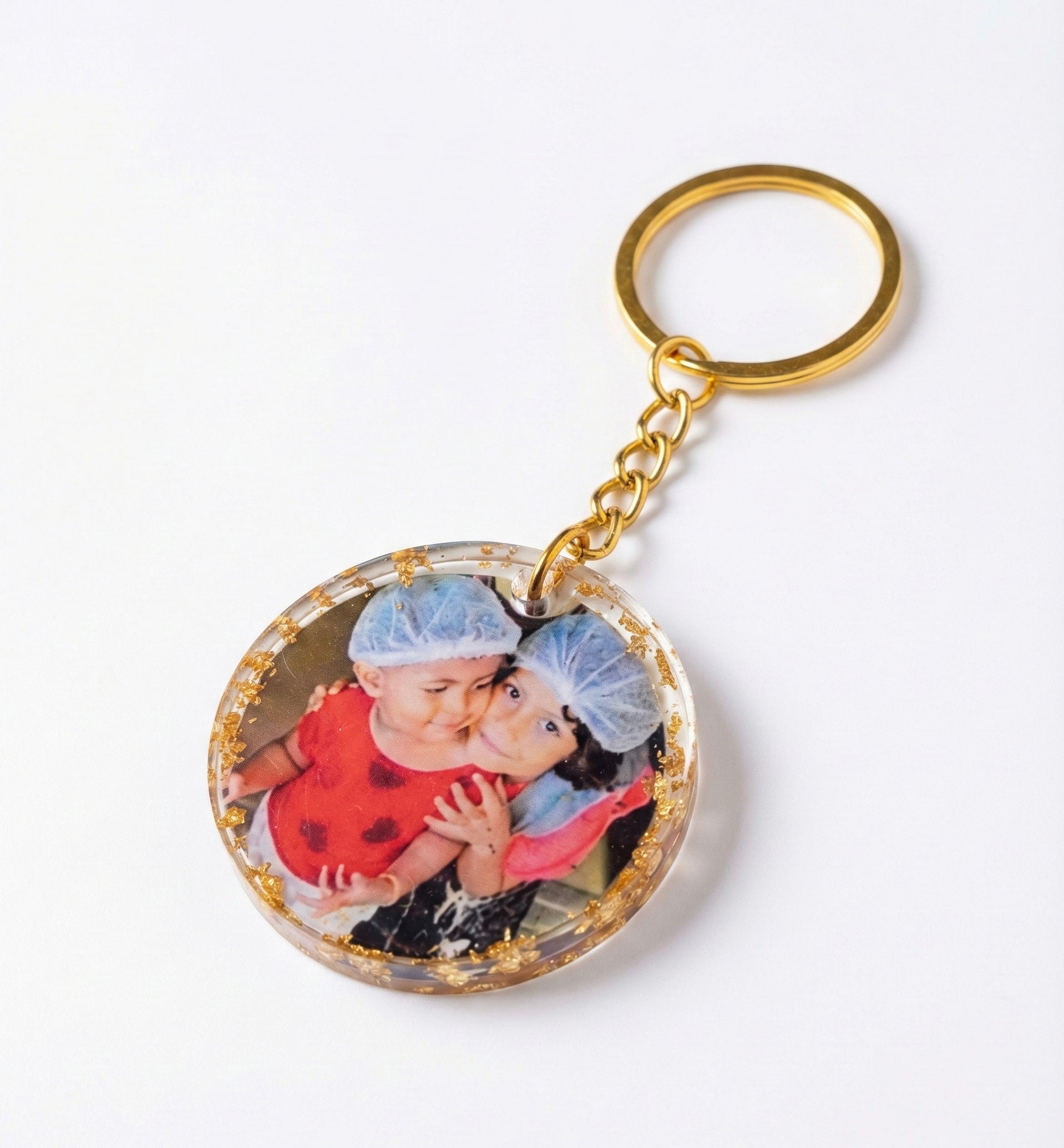 Personalized Resin Photo Keychain