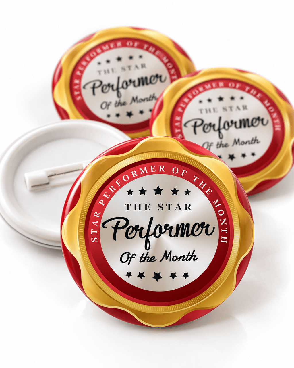 Customized Round Badges with Photo, Logo & Text | Jyovin
