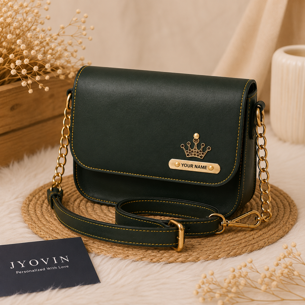Personalized Sling Bag – Custom Name & Charm