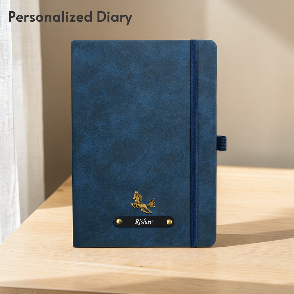 Personalized Diary with Name & Charm