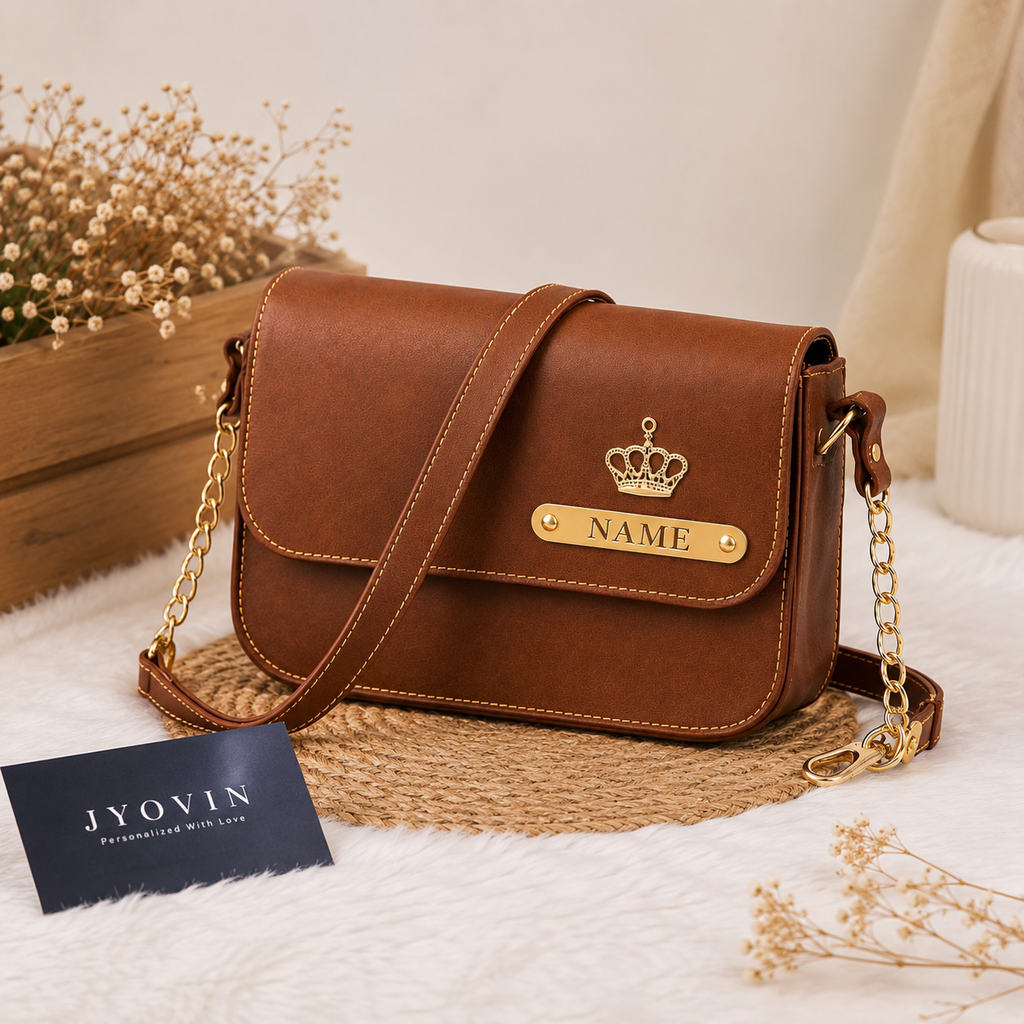 Personalized Sling Bag – Custom Name & Charm