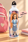 Personalized Photo Water Bottle | Custom Name & Photo Bottle