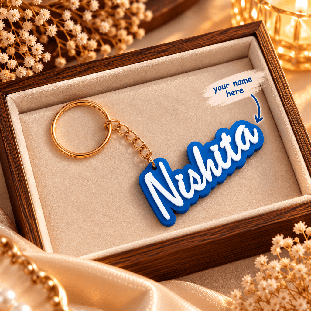 Personalized Name Keychain | Custom Acrylic Name Keyring