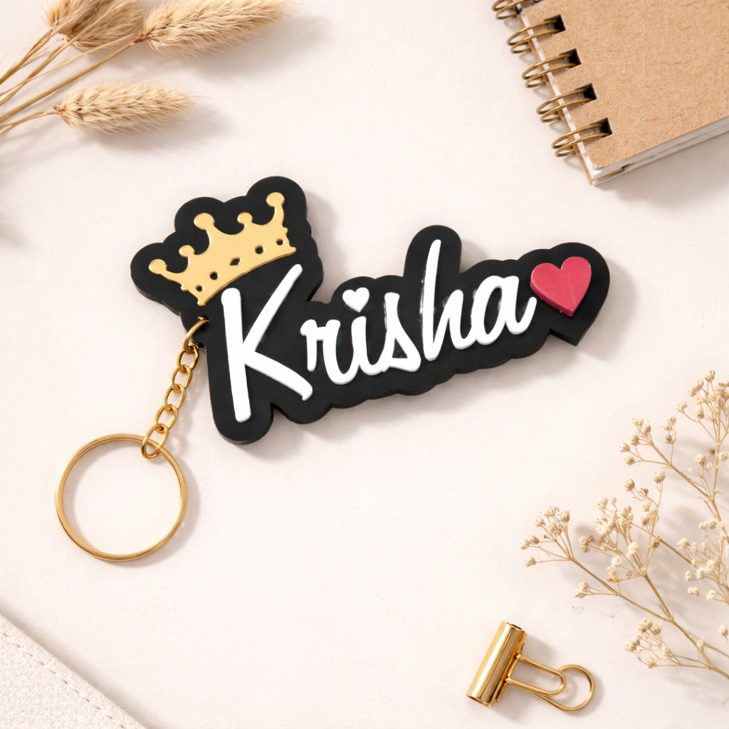 Personalized Name Keychain | Custom Acrylic Name Keyring