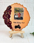 Customized Mini Resin Photo Frame with Photo & Name