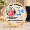 Personalized Retirement Gift Resin Frame | Custom Retirement Plaque
